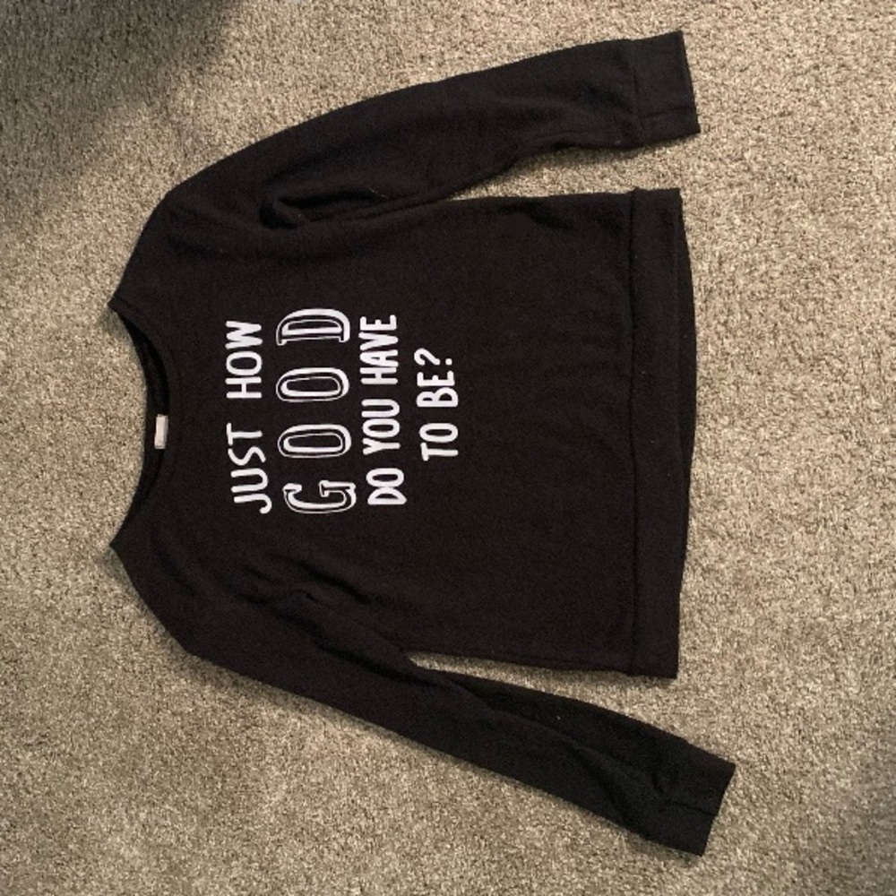 super cute sherman graphic long sleeve tee sz l